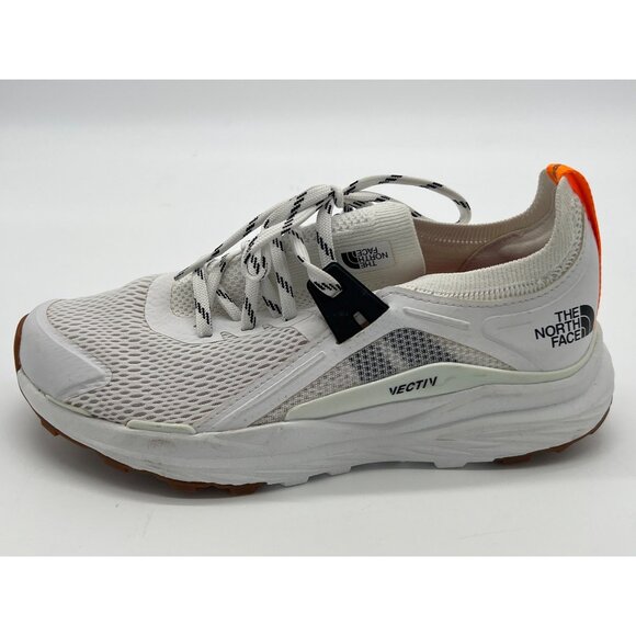 The North Face Womens Vectiv Trail Running Shoe White Mesh & Orange Size 7 Singl - Picture 5 of 8